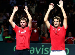 Davis Cup. Федерер и Вавринка - в составе сборной на матч с Италией